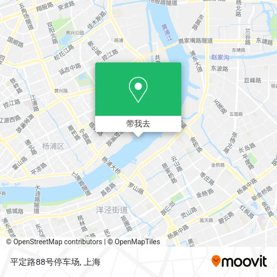 平定路88号停车场地图