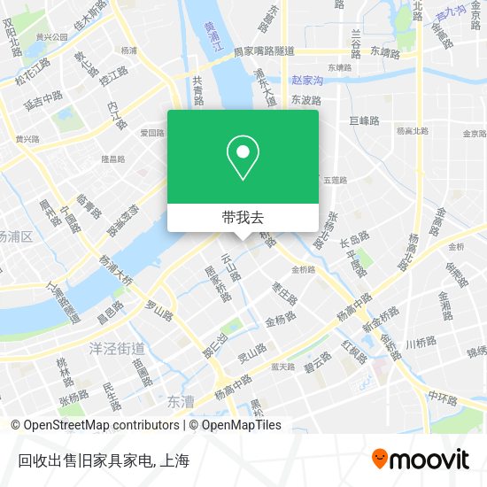 回收出售旧家具家电地图