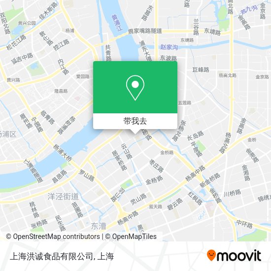 上海洪诚食品有限公司地图
