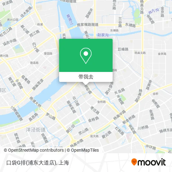 口袋G排(浦东大道店)地图