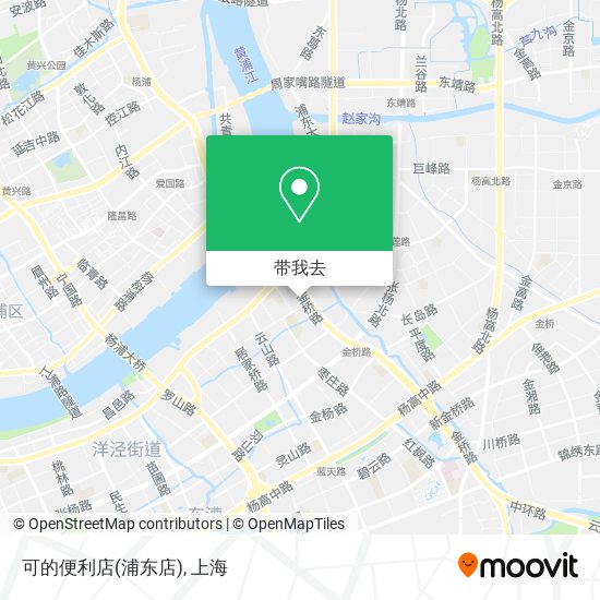 可的便利店(浦东店)地图