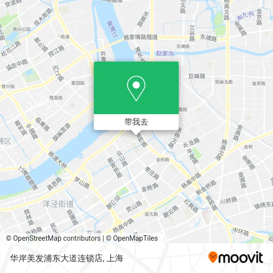 华岸美发浦东大道连锁店地图