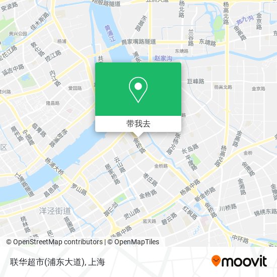 联华超市(浦东大道)地图