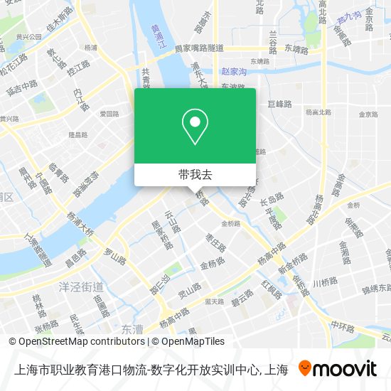 上海市职业教育港口物流-数字化开放实训中心地图