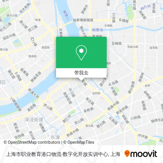 上海市职业教育港口物流-数字化开放实训中心地图