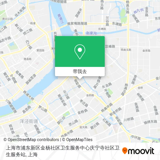 上海市浦东新区金杨社区卫生服务中心庆宁寺社区卫生服务站地图