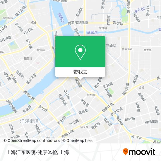 上海江东医院-健康体检地图