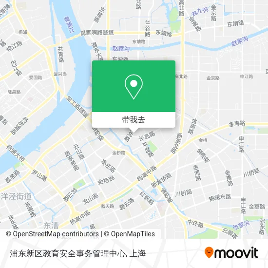 浦东新区教育安全事务管理中心地图