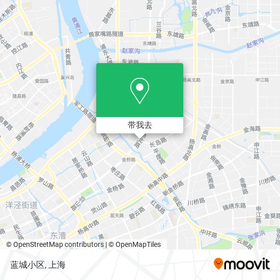 蓝城小区地图