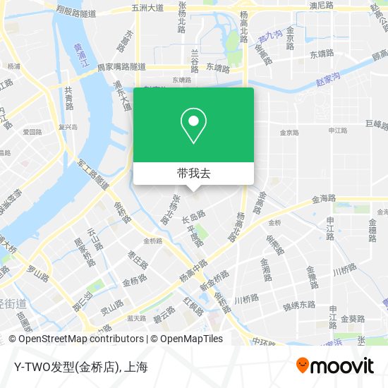Y-TWO发型(金桥店)地图
