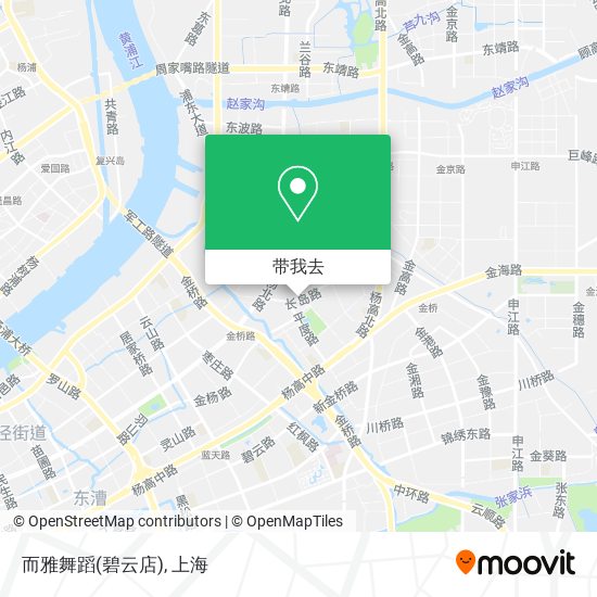 而雅舞蹈(碧云店)地图