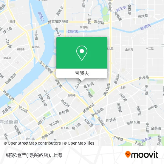 链家地产(博兴路店)地图