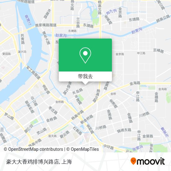 豪大大香鸡排博兴路店地图