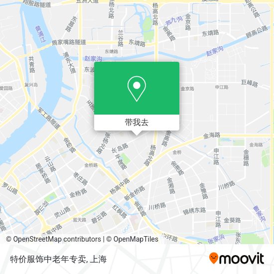 特价服饰中老年专卖地图