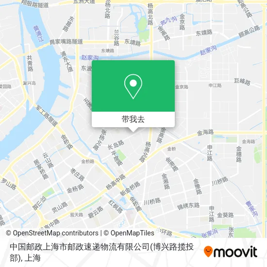 中国邮政上海市邮政速递物流有限公司(博兴路揽投部)地图
