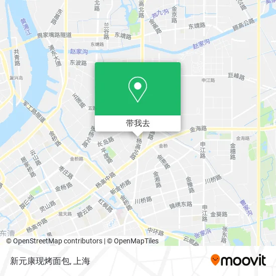 新元康现烤面包地图