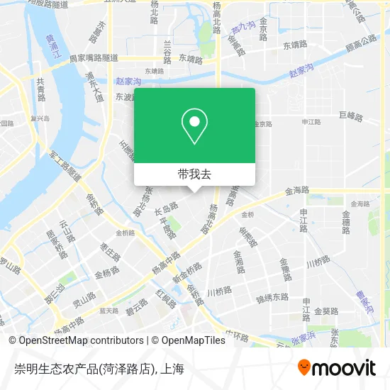 崇明生态农产品(菏泽路店)地图