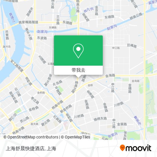 上海舒晨快捷酒店地图