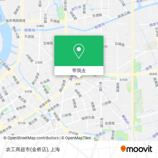 农工商超市(金桥店)地图