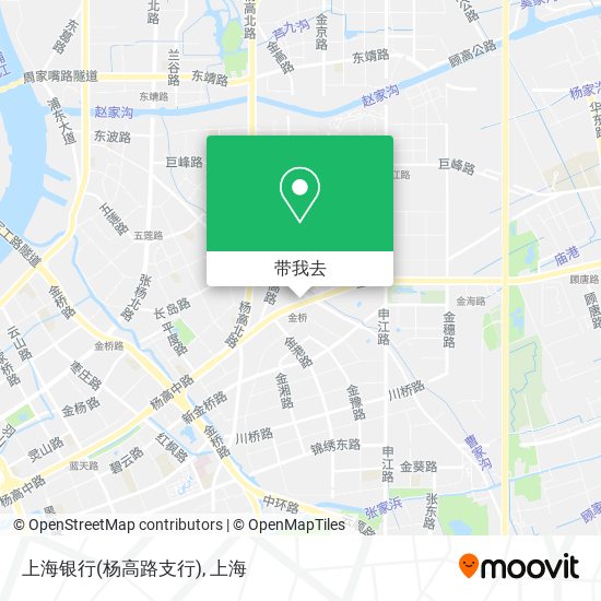 上海银行(杨高路支行)地图