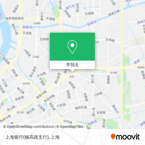 上海银行(杨高路支行)地图