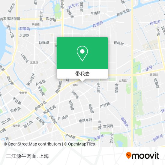 三江源牛肉面地图