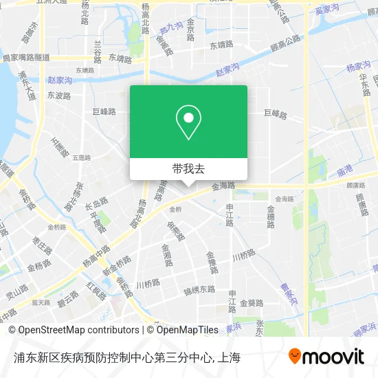 浦东新区疾病预防控制中心第三分中心地图