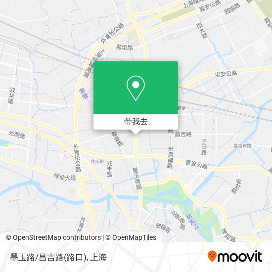 墨玉路/昌吉路(路口)地图