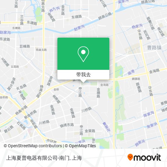 上海夏普电器有限公司-南门地图