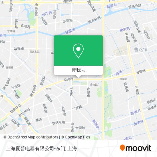 上海夏普电器有限公司-东门地图