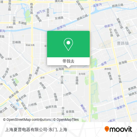 上海夏普电器有限公司-东门地图