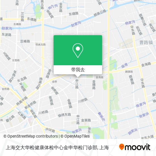 上海交大华检健康体检中心金申华检门诊部地图