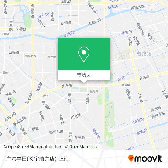 广汽丰田(长宇浦东店)地图