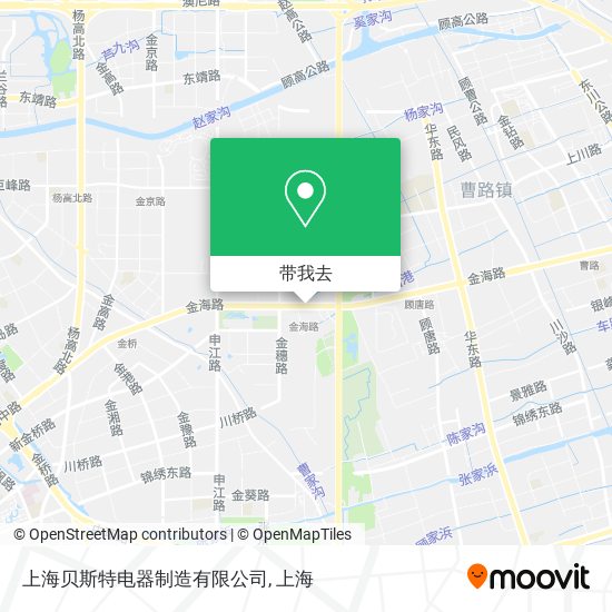 上海贝斯特电器制造有限公司地图