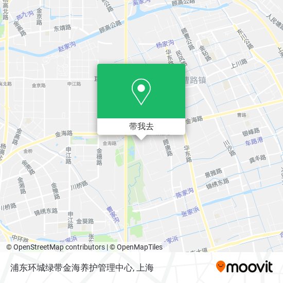 浦东环城绿带金海养护管理中心地图