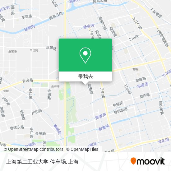 上海第二工业大学-停车场地图