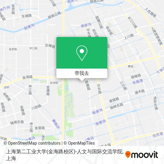 上海第二工业大学(金海路校区)-人文与国际交流学院地图