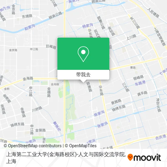 上海第二工业大学(金海路校区)-人文与国际交流学院地图
