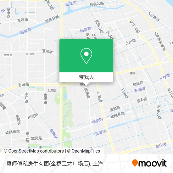 康师傅私房牛肉面(金桥宝龙广场店)地图