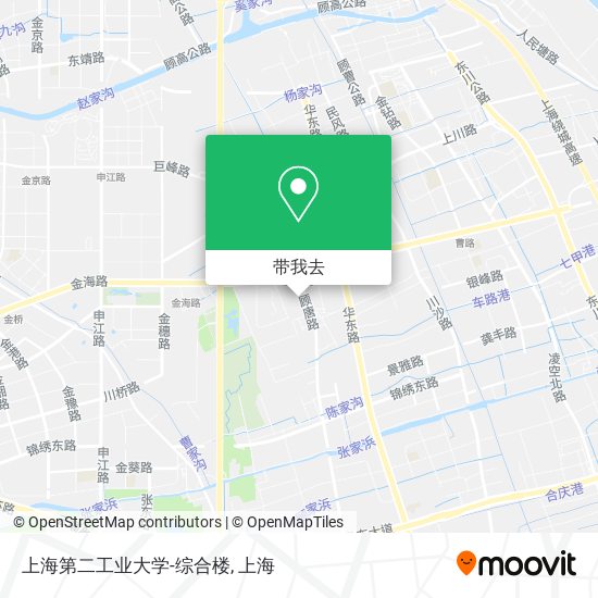上海第二工业大学-综合楼地图