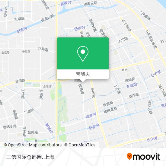 三信国际总部园地图