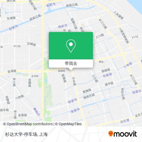 杉达大学-停车场地图