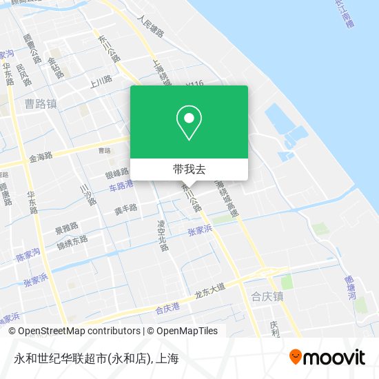 永和世纪华联超市(永和店)地图