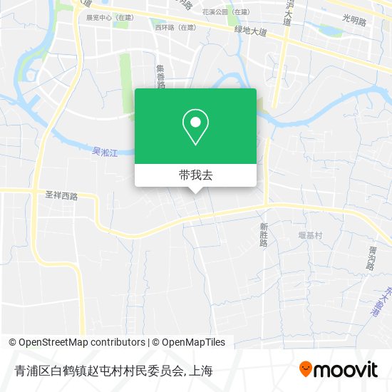 青浦区白鹤镇赵屯村村民委员会地图