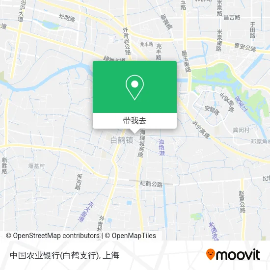 中国农业银行(白鹤支行)地图