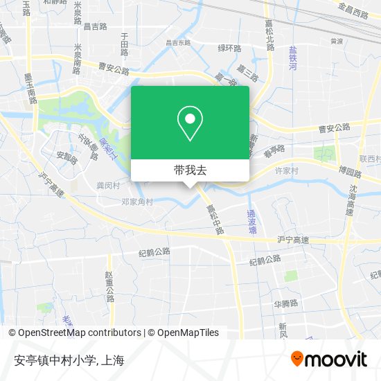 安亭镇中村小学地图