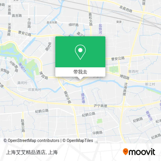 上海艾艾精品酒店地图