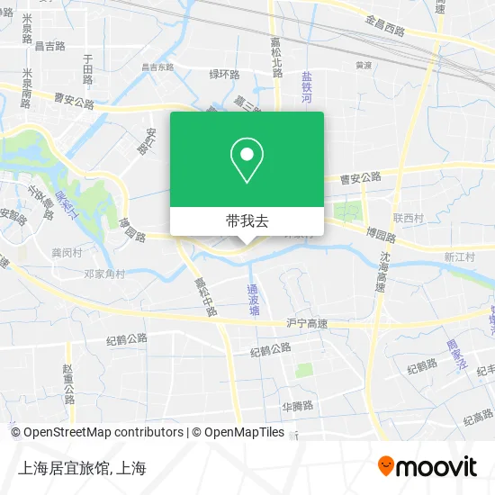 上海居宜旅馆地图