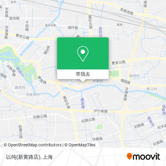 以纯(新黄路店)地图