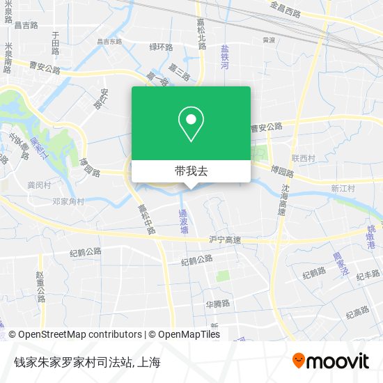 钱家朱家罗家村司法站地图